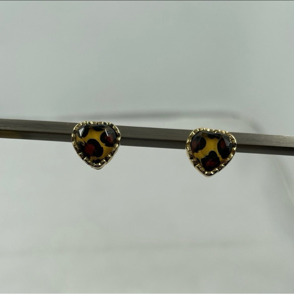 Y2k Betsey Johnson Heart Earrings